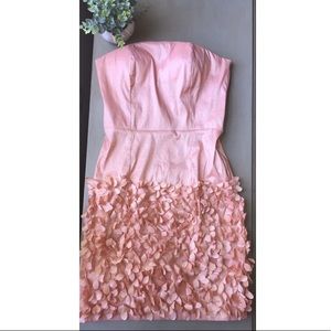 Forever 21 pink floral fitted dress